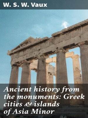cover image of Ancient history from the monuments